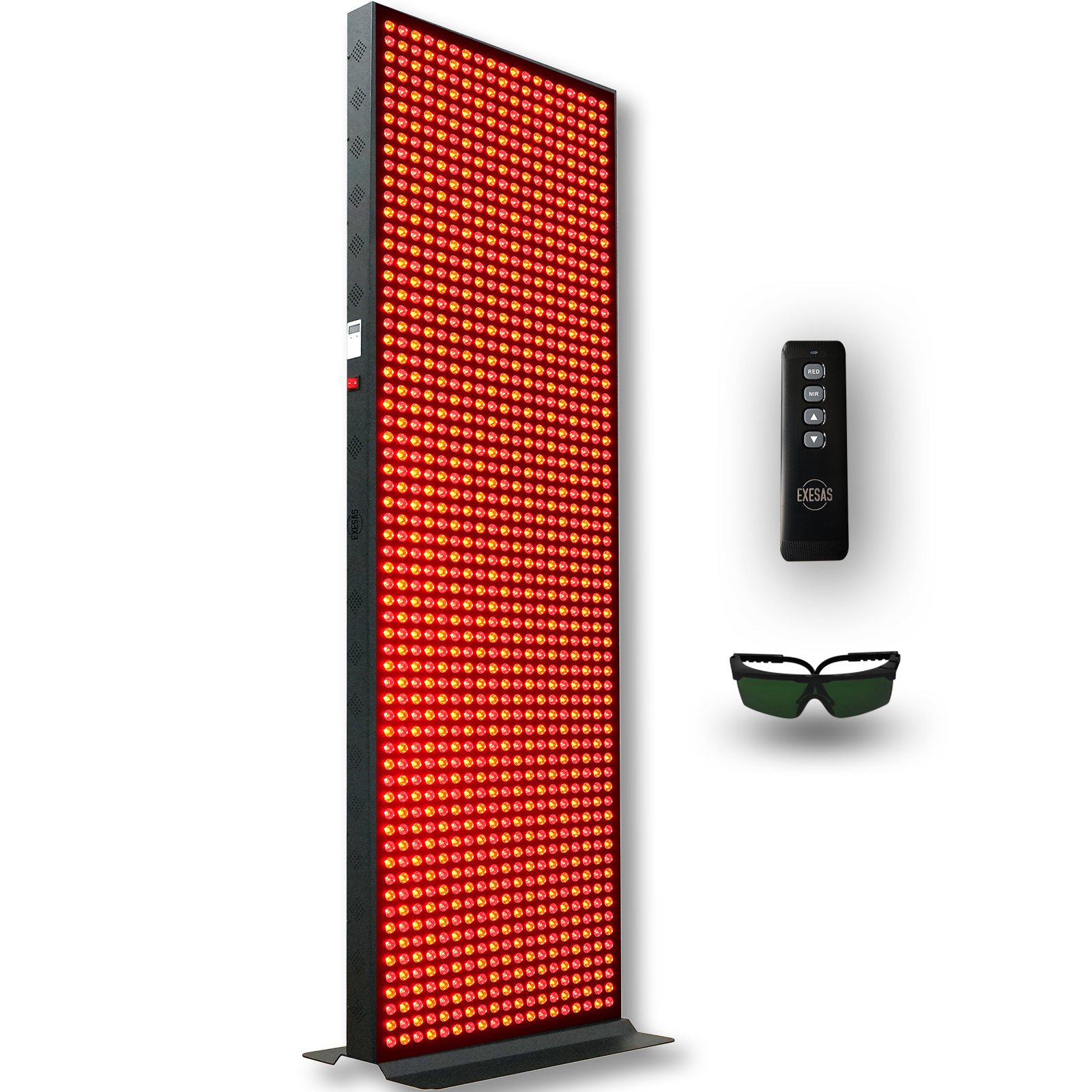EXESAS 1216 LED, 6080W Dual-Chip, Red Light Therapy Device for Full Body, 4-Wavelengths Infrared LED Panel for Skin, Weight, Pain, Wellness