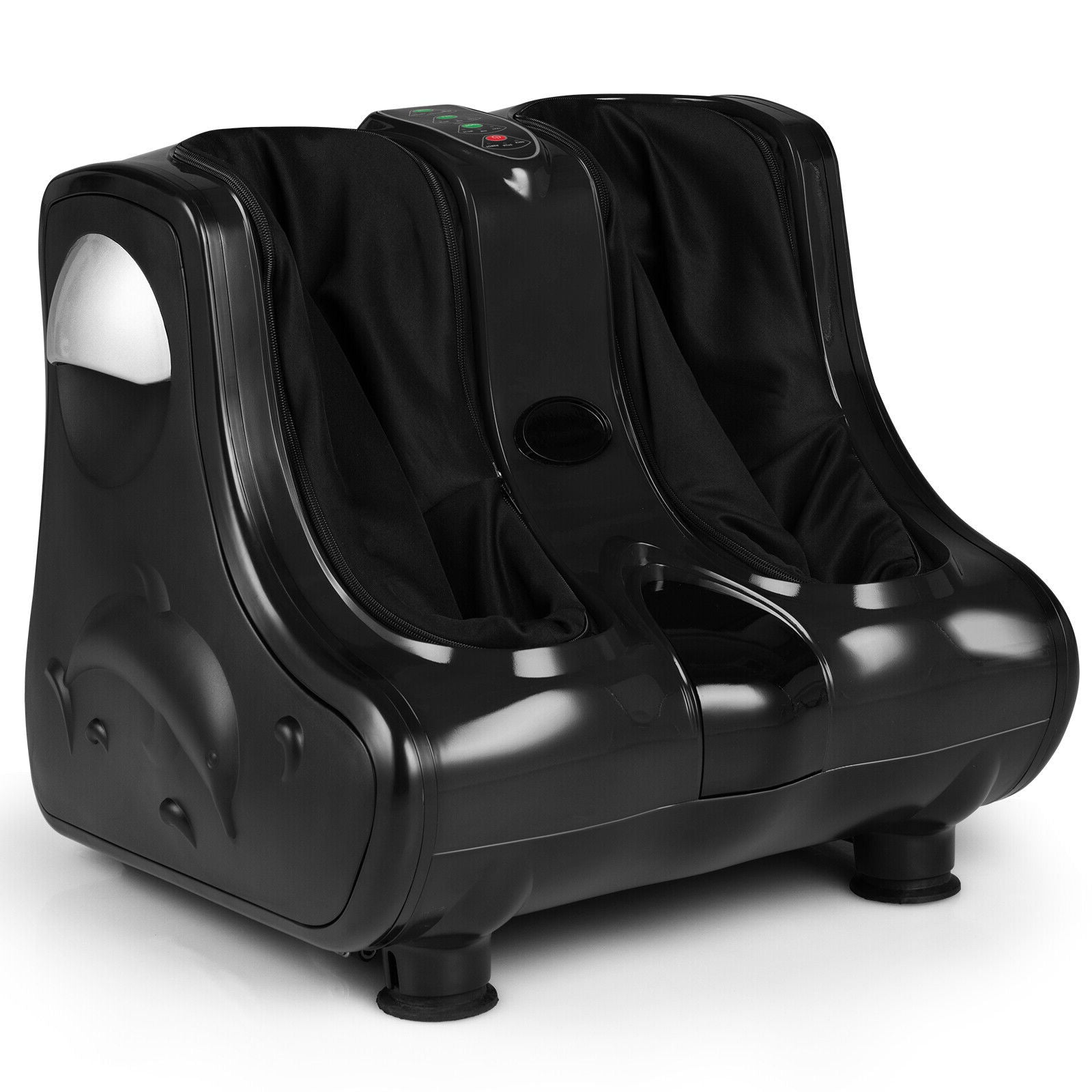 Foot and Calf Massager with Heat Vibration Deep Kneading and Shiatsu